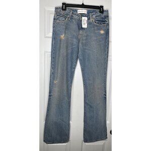 Paper Denim & Cloth Womens 28 Distressed Denim Blue Jeans NWT 30x33.5 Actual